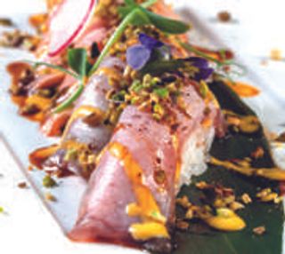 241 Nigiri mango flambé 4 pezzi