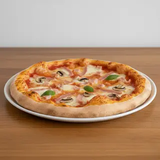 Pizza Prosciutto e funghi