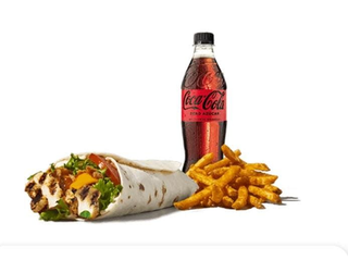 Menu chicken wrap