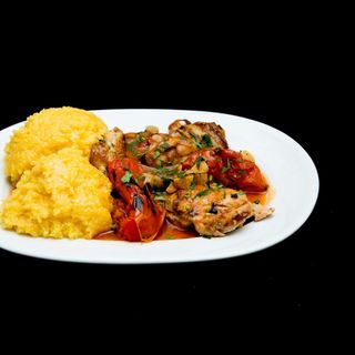 Saramura de pui cu mămăliguță 3 portii - 750 g saramura + 500g mămăliguta