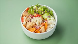 Боул з куркою в кисло-солодкому соусі XL