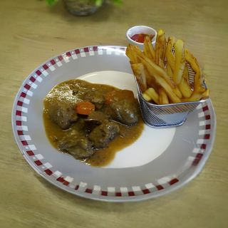Frites Sauté Aux Foies