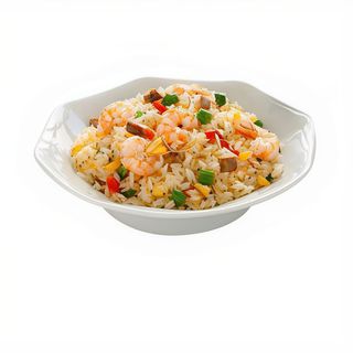 Arroz Frito Con Gambas