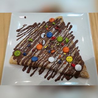 Crep con Nutella con Lacasitos