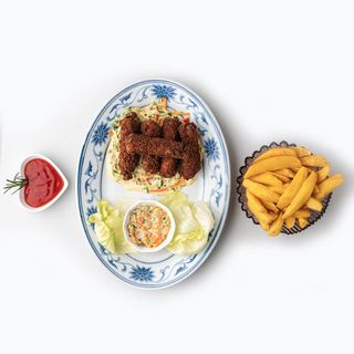 Fish Fingers with Chips