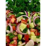 Tomato cucumber salad