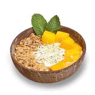 Yogurt & mango vegan bowl (PB / SG*: SIN INGREDIENTES CON GLUTEN*)