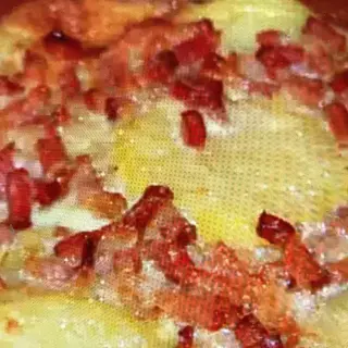 Papas a la carbonara al horno 