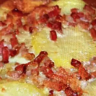 Papas a la carbonara al horno 