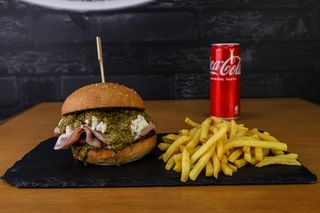 Pistacchio burger menù 