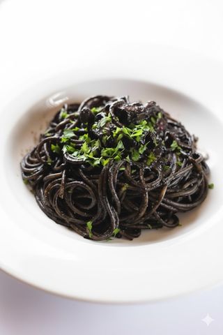 Pasta con nero di seppia
