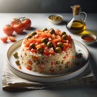 Ориз с домати и маслини (350г)