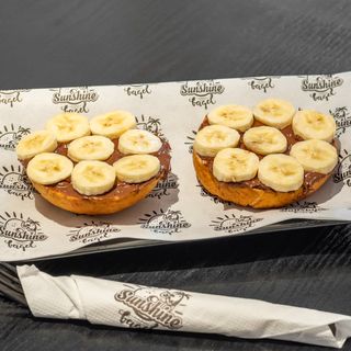 Nutella i banana bagel