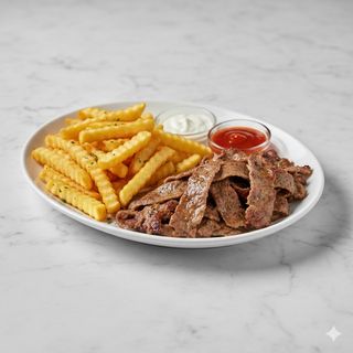 Plato De Solo Carne Con Patatas