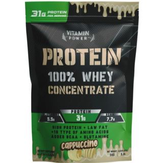 Vitamin Power - Protein 100% Whey Concentrate(1კგ)(კაპუჩინო)