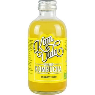 Kombucha de limón y jengibre