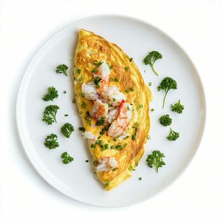 Omelettes con granchio