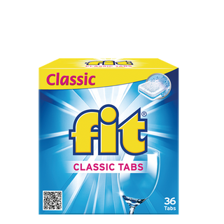 ფიტი ჭურჭლის სარეცხი მანქანის ტაბლეტები კლასიკური 36 ც