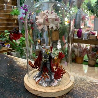 Cúpula con Biznaga y SúperHéroe "Martillo"