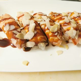 46a   nigiri sake scottato mandorle