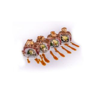 Uramaki solomillo foie