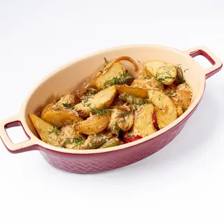 Картопля по - селянськи з печерицями (330г)