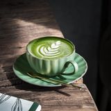 Te matcha latte mango