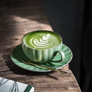 Te matcha latte mango