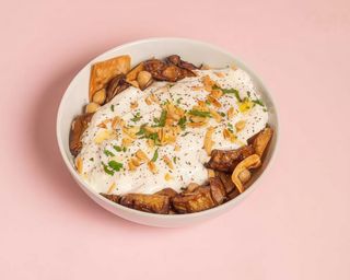 Eggplant Fatteh