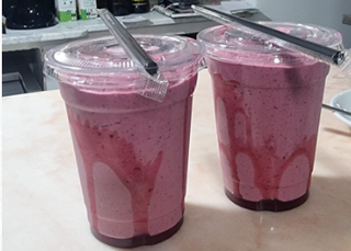 Batido De Frambuesa Y Mora