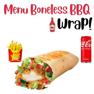 Menu Boneless BBQ Wrap