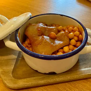 Garbanzos Pico Pardal con manitas