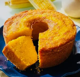 Fatia de Bolo de Milho