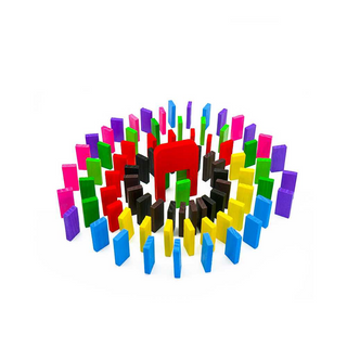 Domino din lemn cu 100 de piese