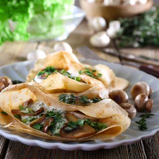 Crep De Lomo Y Champiñones