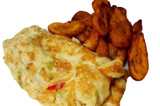 Fried Plantain and Egg Combo