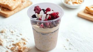 Proteinska ovsena kaša vanilla ice cream