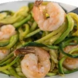 Revuelto De Calabacín Y Gambas