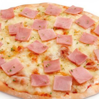 Pizza jamon y queso 28cm