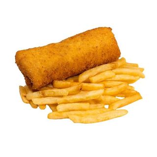 Smotani ćevap s pomfritom