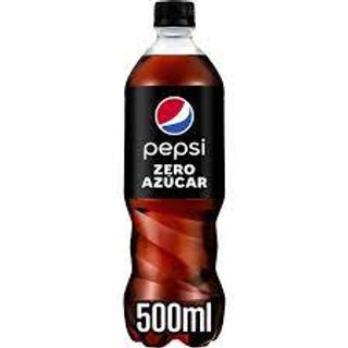 Pepsi zero Refresco de Cola Botella 500ml