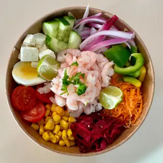 Ensalada de gambas 