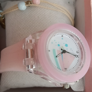 Reloj rosa niña