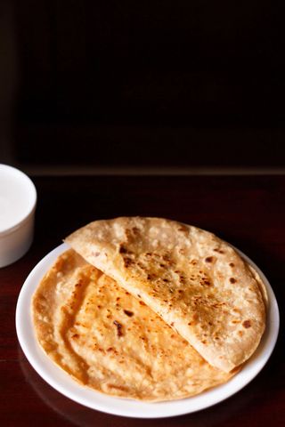 Plain paneer chapati