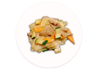 30B Gnocchi di riso con misto carne e verdure