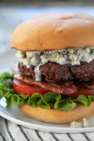 Bacon Blue Angus Burger