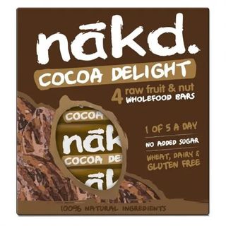 Barrita de Frutas y Anacardos con Cacao Nakd 4x35 Gr.