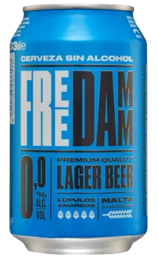Cerveza Lata Free Damm (330 Ml.)