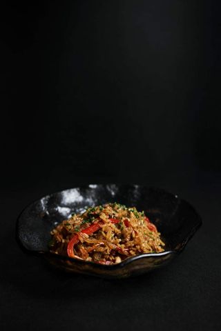 Yakimeshi de verduras