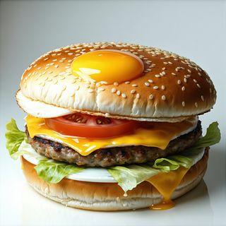Egg burger